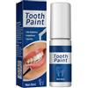 Generisch Smalto dentale bianco, sbiancamento istantaneo, per denti lucidi, semplice e veloce, rimuove macchie e denti gialli, asciugatura rapida, pasta lucidante per un sorriso radioso (3 pezzi)