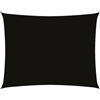 vidaXL Parasole a Vela Oxford Rettangolare 4x5 m Nero