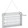 Outsunny Elettroinsetticida Antizanzare 39x7.5x26.5 cm Grigio Bianco