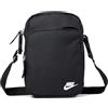 Nike Nk Heritage Crossbody - Fa21, Borsa Sportiva Unisex Adulto, Black/Black/White, Taglia unica