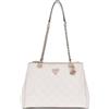 GUESS HWPG9349090OFF CRESIDIA STATUS SHLDR SATCHEL Donna OFF WHITE Taglia Unica