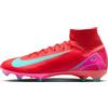 Nike Scarpe da Calcio Scarpa da Calcio A Taglio Alto Fg Nike Mercurial Superfly 10 PRO, Ember Glow/Aurora Green, HF9433-800, 45 EU (11 US)