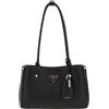 GUESS HWBG8778090BLA MERIDIAN SHOULDER SATCHEL Donna BLACK Taglia Unica