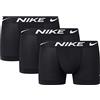 Nike Dri-Fit Essential - Boxer da uomo in microfibra, 10,2 cm, confezione da 3