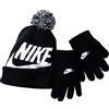 NIKE NAN SWOOSH POM BEANIE GLV SET