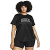 Nike W Nk DF Swoosh Run SS Top Plus Maglia Lunga Donna