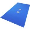 VOUNOT® Telone Rettangolare per Piscine 9 x 4 m, Telo di Copertura per Piscina in PE da 160 g/m² con Rete di Drenaggio Centrale Coperta Protezione, Blu-Grigio