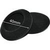 YunYiYi 5 paia di cuscinetti in spugna di ricambio in schiuma, cuscinetti per le orecchie, cuscinetti, parti di riparazione compatibili con tutte le cuffie di marca (40 mm)