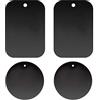 iodvfs 4 pezzi tondo rettangolo telefono cellulare supporto magnetico Car Mount supporto del telefono piastra metallica adesivo