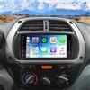 Loddery 4+64G Autoradio Stereo per Toyota RAV4 2000-2005 con Carplay Android Auto | Android 13 7 pollici Touch Screen Radio Lettore Multimediale con navigazione GPS FM RDS SWC Schermo diviso Bluetooth Wifi