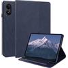LSPCASA Custodia per Xiaomi Redmi Pad Pro 12.1 Pollici 2024 PU Leather Cover Con Slot Per Carte Stand Folio Protettiva Case Wallet Tablet Cover per Xiaomi Redmi Pad Pro 12.1Blu