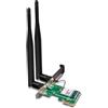 Tenda E12 Scheda di Rete PCI-E Wireless AC1200 Dual Band, 867Mbps 5GHz e 300Mpbs 2.4GHz, 2 Antenne Esterne Staccabile 5dBi, Adattatore Espresso WiFi Supporta Windows 10