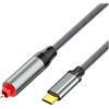 FEETER audio ottico Type-C, da USB-C a SPDIF, da TV a altoparlante, da computer portatile a scheda audio