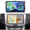 Hikity 4+128G 9 Autoradio per VW Golf 5 Golf 6 Skoda Polo Passat Tiguan Touran | Incell Touchscreen Wireless Autoradio 2 DIN GPS Navi Bluetooth 5.0 WiFi FM/RDS Retrocamera EQ 4+128G
