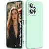 ISOI - Cover per Xiaomi Redmi Note 12 4G, Custodia Morbida in Silicone Liquido, Protezione Completa Antiurto Ultra Sottile per il Corpo - Menta Verde