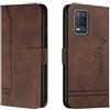 Lihondar Cover per Oppo Realme 8 5G, Custodia Oppo Realme 8 5G Portafoglio, Flip Libro Wallet Case Antiurto Custodia in Pelle PU Premium, Slot per Schede, con Magnetica a Scatto (Marrone)