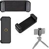 Adurei Universale Supporto per Smartphone Sefie Treppiede Adattatore per Telefono iPhone 11 XS X 8/8 Plus 7/7 Plus 6/6Plus, Samsung, Huawei e Altri Smartphone e Bastone Selfie Stick (2 Pack, Nero)