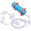 ZASCHMOY Lettore MP3 Impermeabile da 8 GB Lettore Musicale Portatile con Guscio in Alluminio con Auricolari Impermeabili per Nuoto, Immersioni, Surf, Corsa - Argento (BLUE)