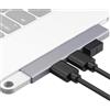 Générique Hub USB per PC, Hub USB 3.0 - Splitter USB a 4 porte, adattatore USB portatile, estensore multiporta per desktop, laptop, chiavetta USB, stampante, PC, tastiere