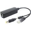 ANVISION Splitter Poe da 5 V, Adattatore da 48 V a 5 V 2,4 A, Spina 3,5 mm x 1,35 mm, connettore 5,5 mm x 2,1 mm, Conforme IEEE 802.3af, per Telecamera IP e Altro