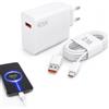 JRSSQSWS Caricatore USB C da 90 W, compatibile con Xiaomi Redmi Series, cavo di | Protocollo di ricarica rapida, logo di ricarica dorato, compatibile con la serie Xiaomi/Redmi, tecnologia GaN