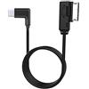 LITEMATIRA AMI Music Interface Type C Adapter Aux Cable Plus Compatibile con A3 A4 A5 A6 A8 MMI 3G+ System per 17 Pro 17 Pro Max Air 16 Pro 16 Pro Max 15 15 Plus 15 Pro Android Google Pixel Galaxy
