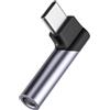 Generic Adattatore jack per cuffie di tipo C, adattatore da USB C a audio da 3,5 mm, adattatore da USB tipo C a jack per cuffie da 3,5 mm, adattatore da USB C a dongle audio