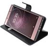 ebestStar - Cover Compatibile con Sony Xperia L2, L2 Dual (2018) Custodia Portafoglio Pelle PU Protezione Libro Flip, Nero [Apparecchio: 150 x 78 x 9.8mm, 5.5'']