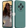 ISOI - Cover per Oppo Reno12 F 5G/Oppo Reno12 FS 5G, Custodia Morbida in Silicone Liquido, Protezione Completa Antiurto Ultra Sottile per il Corpo - Verde Notte