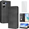 OUEAYIEN Cover per Xiaomi Poco X7 Pro Custodia a Libro con Vetro Temperato Nr | Blocco RFID,Antiurto,Pelle Portafoglio Case,Porta Carte,Supporto Stand,Vintage Flip Custodia per Poco X7Pro PocoX7 Pro