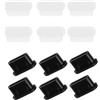 Snorvixre 12 pezzi silicone USB C protezione antipolvere tipo spina anti-caps telefono porta di ricarica protezione porta USB C porta di protezione