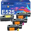 Tito-Express EcoSerie E525w Cartucce toner compatibili per Dell E525 E 525 525 Confezione Multipack, Nero, Ciano, Giallo, Magenta, 4 Pezzi