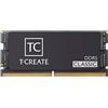 TEAMGROUP T-Create Classic DDR5 SODIMM 16 GB 5600 MHz (PC5-44800) CL46 Modulo di memoria RAM per computer portatile - CTCCD516G5600HC46A-S01