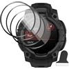 Rniidaaz 4 Pezzi Pellicola Protettiva 3D PMMA+TPU per Garmin Instinct 3 45mm - Protezione Schermo Full-Cover, Anti-Graffio, HD Trasparente, Touch Sensibile, Senza Bolle