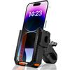 SINOTATO Supporto per telefono Velo Telefono Moto Supporto per Telefono per Carte da Golf Supporto Manubrio 360 Porta Telefono Velo Attrezzature da Ciclismo Portatile Compatibile con iPhone