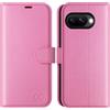 OCASE Portafoglio Cover per Google Pixel 9A (6,3 Pollici) Pesche Rosa