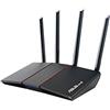 Asus Router AX1800 RT-AX55, WiFi 6, doppia banda, supporto MU-MIMO e OFDMA, sicurezza AIProtection, tecnologia Tren Mirco e compatibile con sistemi AIMesh