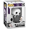 Funko Pop! & Buddy: Disney - The Nightmare Before Christmas - The Nightmare Before Christmas - Jack & Zero- Figura in Vinile da Collezione - Idea Regalo - Merchandising Ufficiale