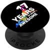 COOL BASKETBALL DESIGNS AND OUTFITS 17 ANNI DI BEING AWESOME BASKET 17. COMPLEANNO PopSockets PopGrip Adesivo