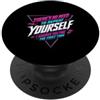 Retro Synthwave Sarcastic Quote Ignored You Fine La Prima Volta Retrò Sarcasmo PopSockets PopGrip Adesivo