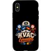 HVAC Grandpa Heating Cooling Technician Custodia per iPhone X/XS HVAC Nonno Riscaldamento Tecnico di Raffreddamento