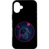kiwi synthwave bird rainy alley kiwi bir Custodia per iPhone 16 Plus Kiwi Rainy City Primavera Segno