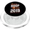Retro Birthday Party Supply for Basketba Born To Hoop Since 2019, anno di nascita, tema basket, compleanno PopSockets PopGrip per MagSafe