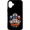 HVAC Grandpa Heating Cooling Technician Custodia per iPhone 16 Plus HVAC Nonno Riscaldamento Tecnico di Raffreddamento