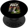 Perché perdo per colpa del regalo degli Why Do I Lose At Polo Funny Team Gift PopSockets PopGrip Adesivo