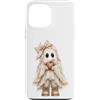 Whimsical Phantom Co. Custodia per iPhone 13 Pro Max Carino Fantasma Che Tiene Apple Halloween Autun