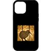 kiwi silhouette vintage panel ornate kiw Custodia per iPhone 12 Pro Max Pannello Vintage Kiwi Silhouette