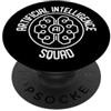AI Squad Line Designs Geek del computer della squadra di intelligenza artificiale AI PopSockets PopGrip Adesivo