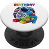 Toy Bricks Space Astronaut Builder Birth Mattoni giocattolo per il 7° compleanno dell'astronauta spaziale PopSockets PopGrip Adesivo