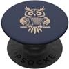 Hoot and Sqeeze Musican Apparel Gufo suona fisarmonica strumento musicale motivo gufi PopSockets PopGrip Adesivo